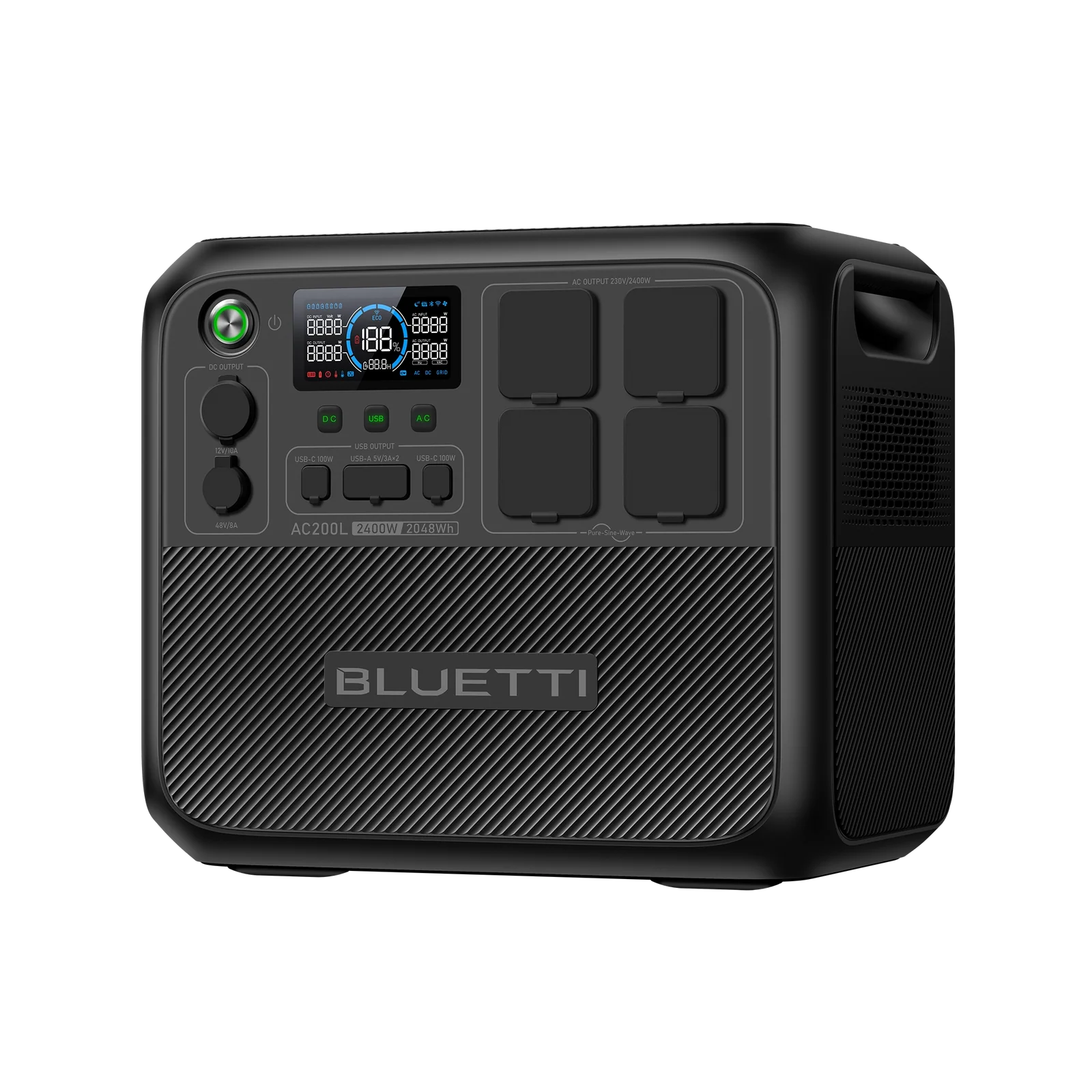 BLUETTI AC200L Portable Power Station | 2400W 2048Wh - Image 2