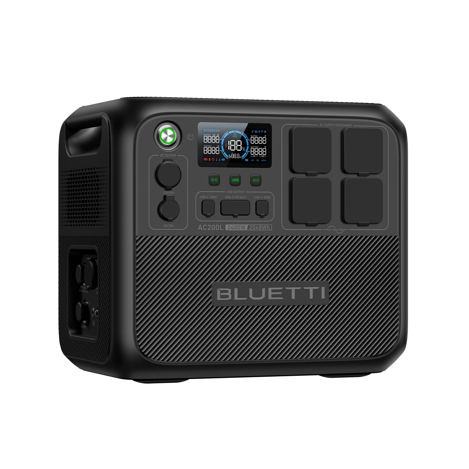 BLUETTI AC200L Portable Power Station | 2400W 2048Wh - Image 3