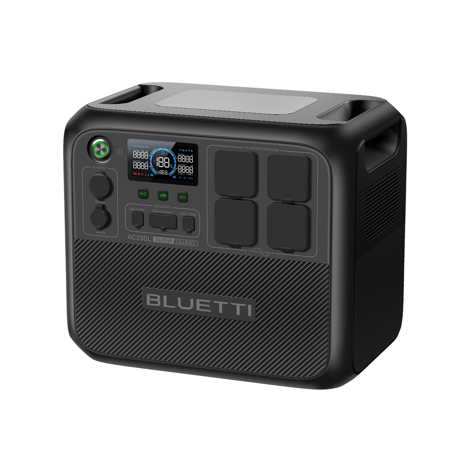 BLUETTI AC200L Portable Power Station | 2400W 2048Wh - Image 4
