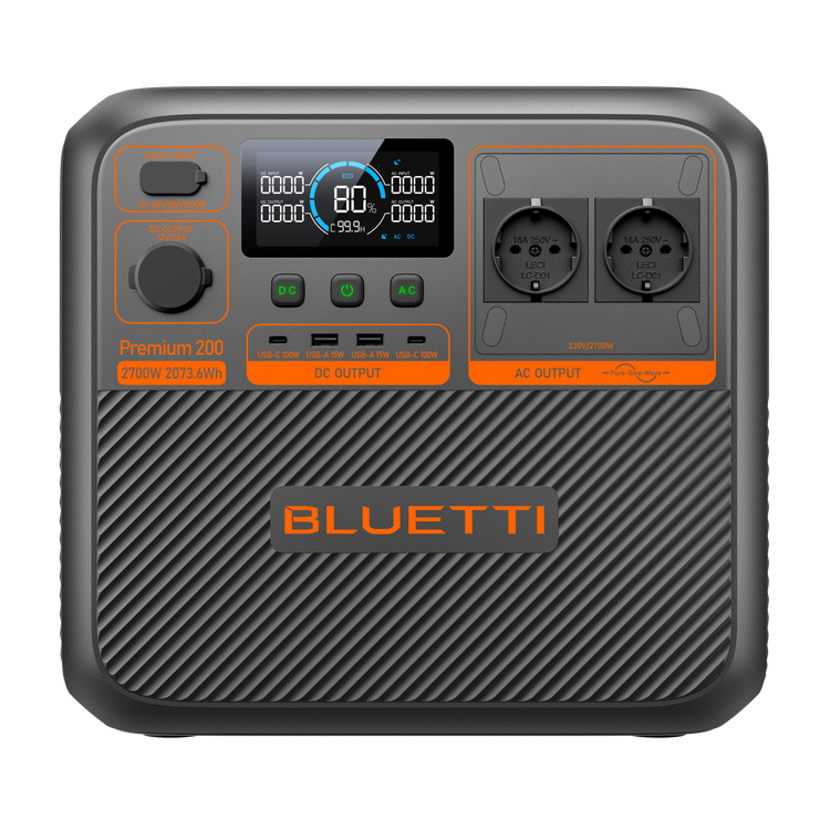 BLUETTI Premium 200 V2 Portable Power Station | 2.700W 2.073,6Wh
